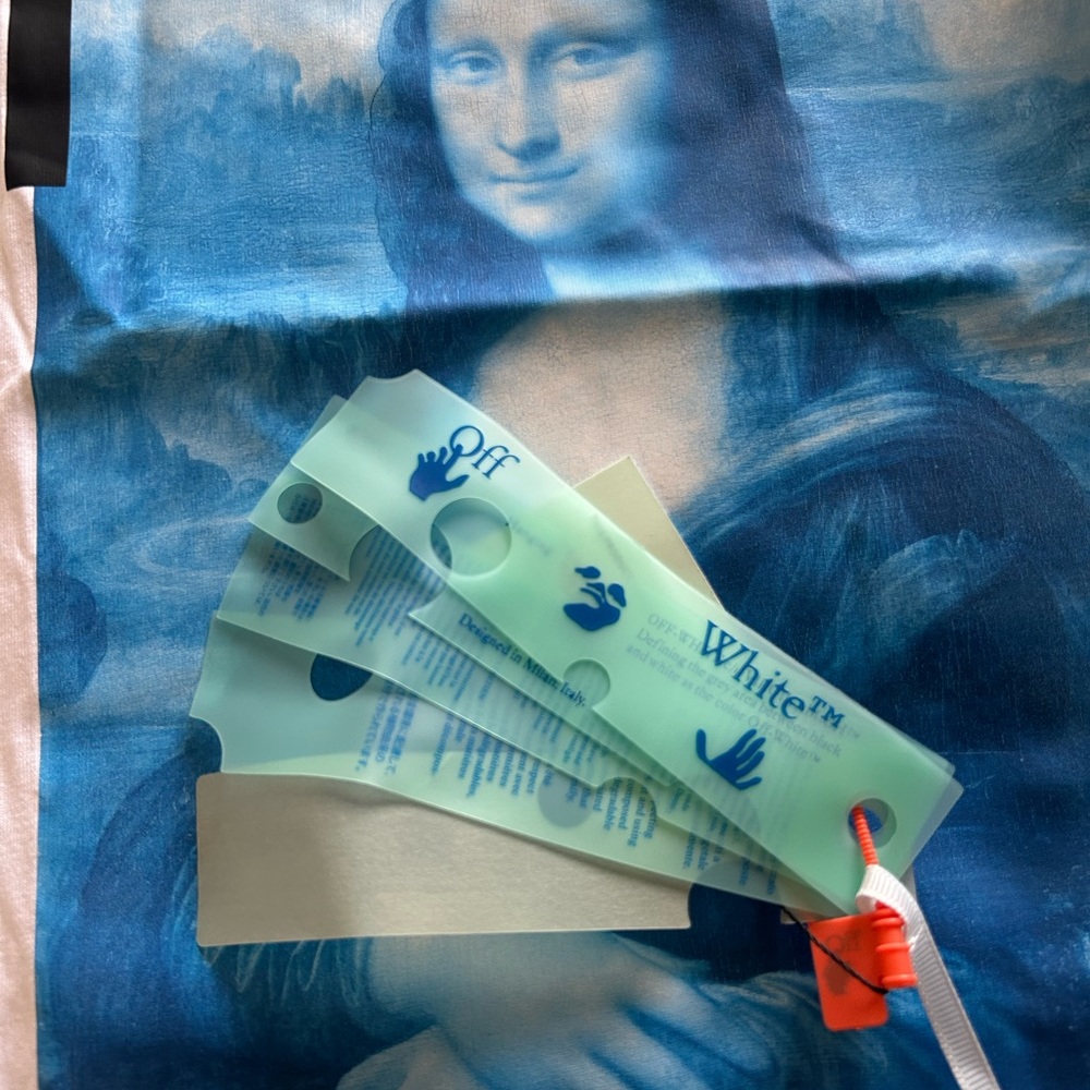 Off-white Mona Lisa oversized T TRUE TO SIZE